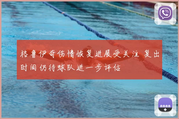 格鲁伊奇伤情恢复进展受关注 复出时间仍待球队进一步评估