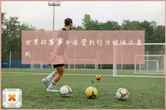 世界杯赛事非法营利行为被依法查处