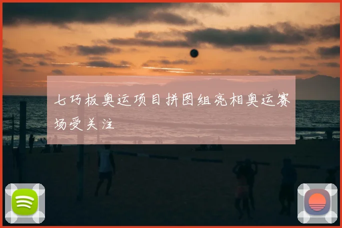 七巧板奥运项目拼图组亮相奥运赛场受关注