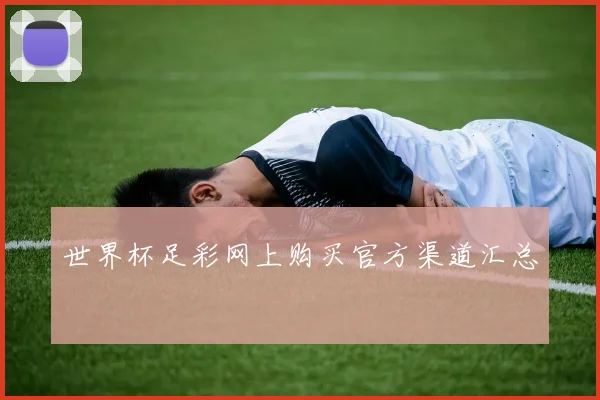 世界杯足彩网上购买官方渠道汇总
