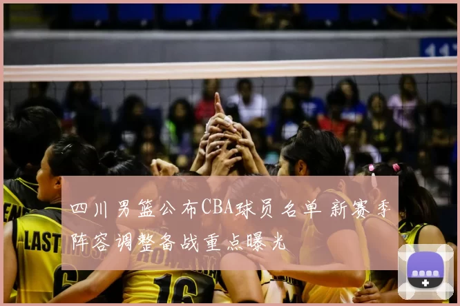四川男篮公布CBA球员名单 新赛季阵容调整备战重点曝光